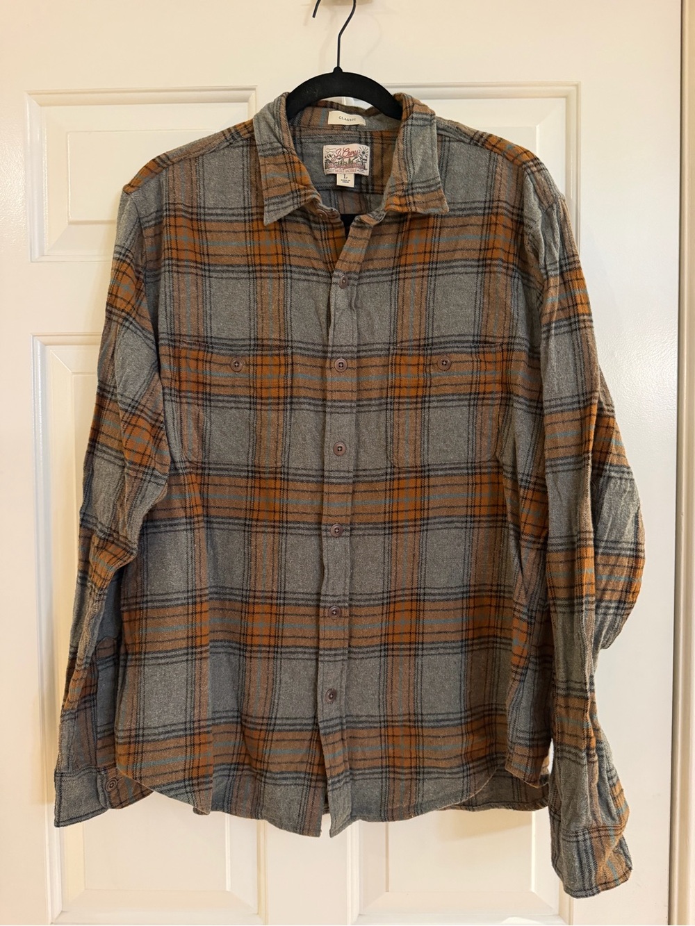 J. Crew Men’s Plaid Button-Up Flannel
